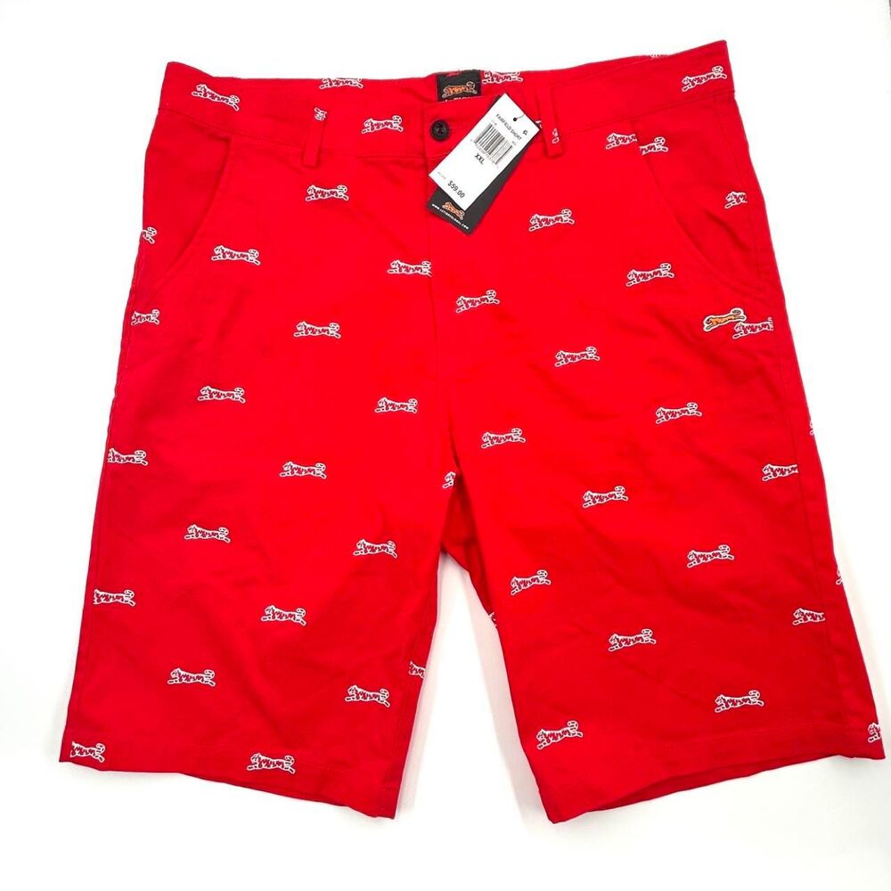 Le Tigre Men's Red Chino Shorts